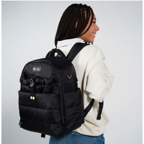 Itzy Ritzy Dream Backpack Diaper Bag Black Unisex Baby Travel Storage No Pad - Picture 1 of 13